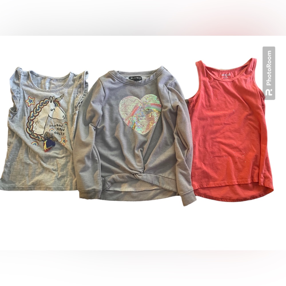 Girls lot of shirts size 6x